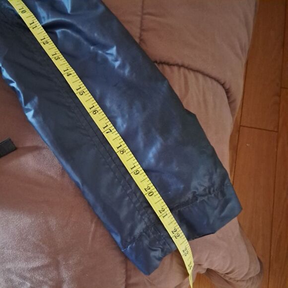 Mackage Jacket Women's Large L Navy Blue Rain Designer Windbreaker Luxury Hooded - Picture 13 of 14